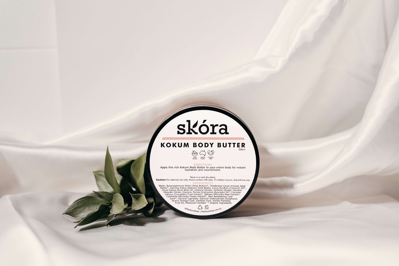 Kokum Body Butter 200ml - Skóra Skincare