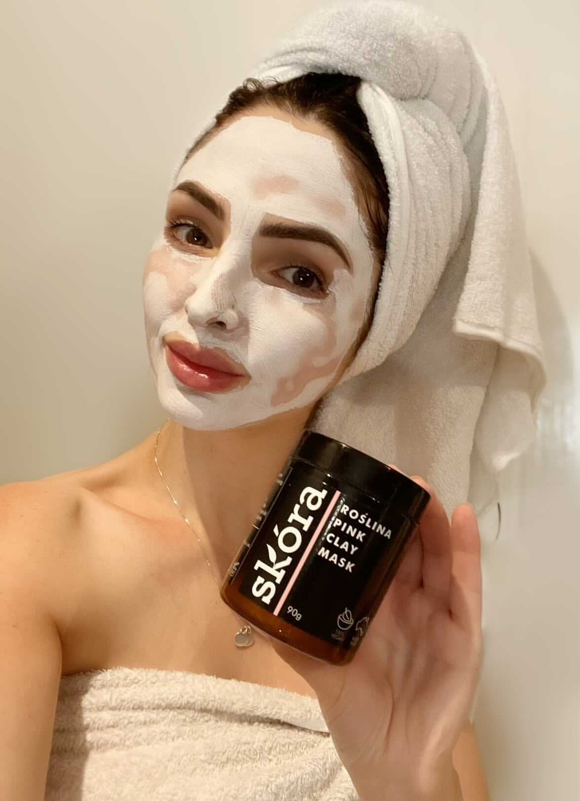 Roślina Pink Clay Mask 90g - Skóra Skincare