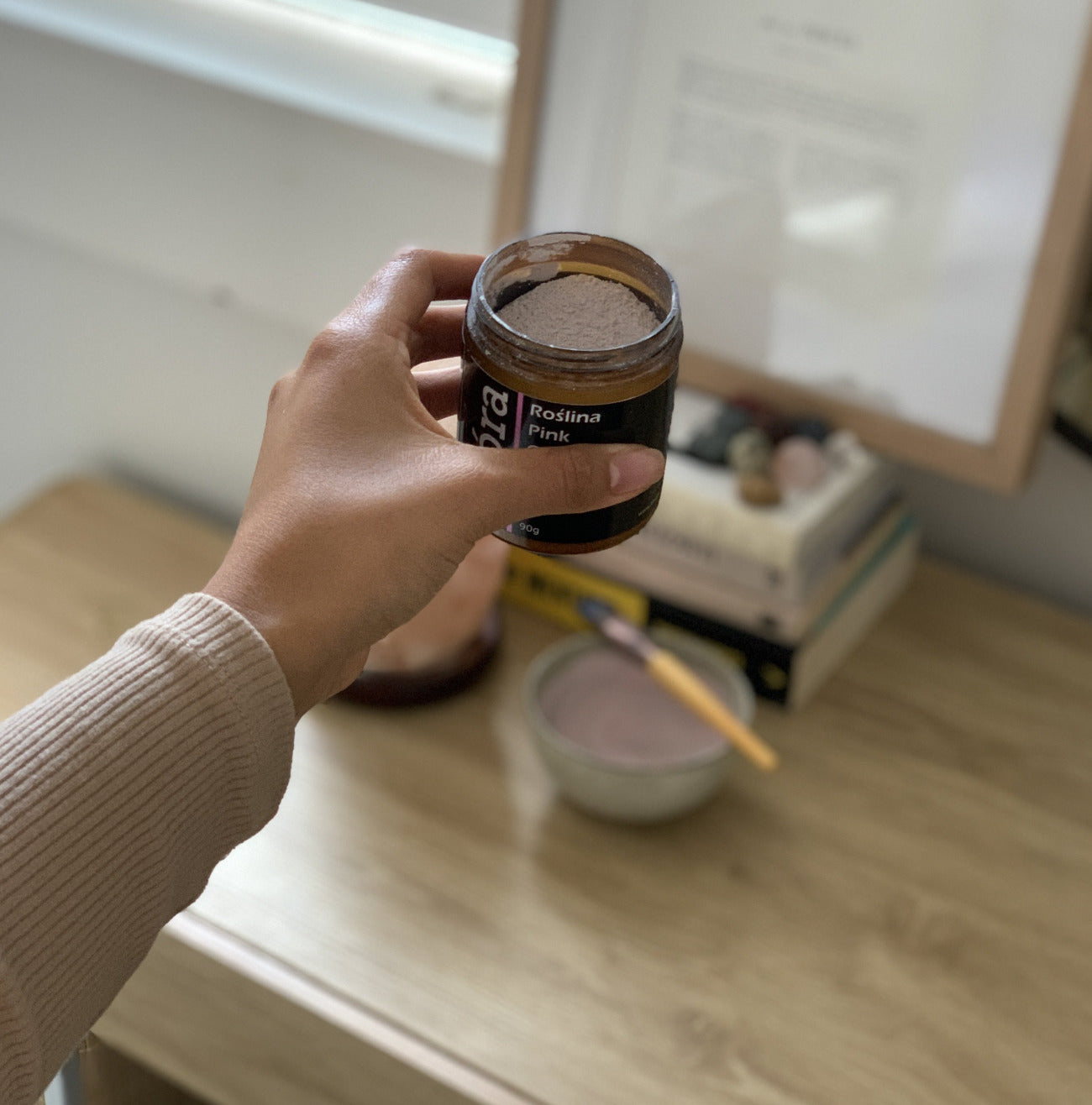 Roślina Pink Clay Mask 90g - Skóra Skincare